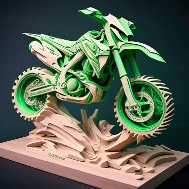 3D модель Kawasaki KX250F (STL)